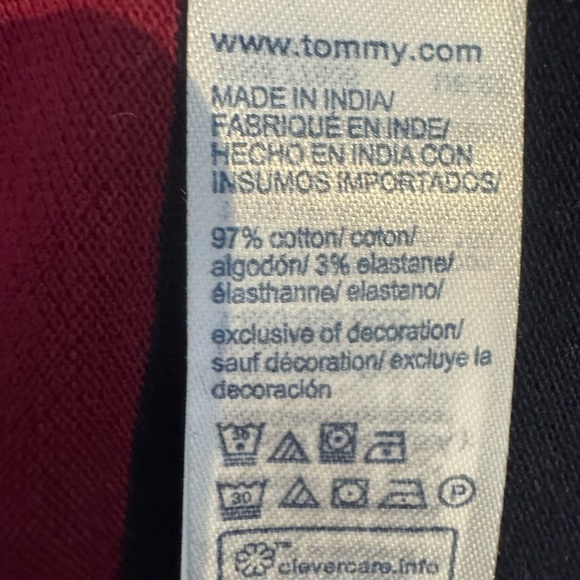 Tommy Hilfiger Women's Bodie Fit Stripe Collared V-Neck Dress Short Sleeve M - Picture 8 of 10